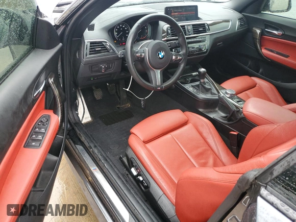 2018 BMW 2 Series M240i with VIN WBA2N1C54JVC28823, listed as a Copart auction lot 89012725 with 81,576 mi miles and Salvage Title. Bid and sale history available at carsss.com. Image 8.