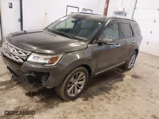 2018 Ford Explorer Limited with VIN 1FM5K7F83JGB10681, listed as a IAAI auction lot 41655773 with 155,527 mi miles. Bid and sale history available at carsss.com. Image 2.