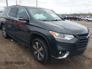 2019 Chevrolet Traverse LT z VIN 1GNERHKW3KJ218157, wystawiony jako IAAI lot #42031134 z przebiegiem 71 368 mil mil oraz . Historia ofert i sprzedaży dostępna na DreamBid. Obrazek 1.