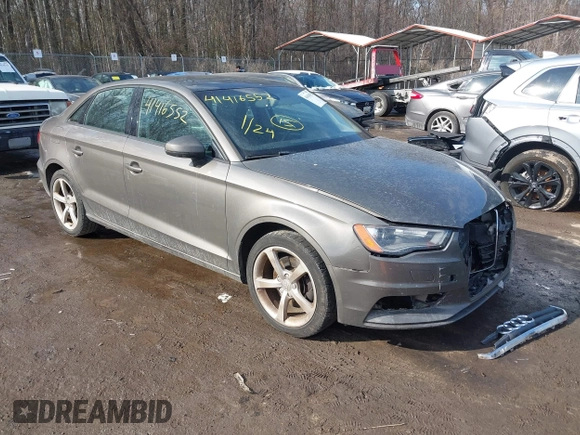 2015 Audi A3 Premium z VIN WAUACGFF1F1011816, wystawiony jako IAAI lot #41416552 z przebiegiem 116 736 mil mil oraz . Historia ofert i sprzedaży dostępna na DreamBid. Obrazek 1.