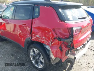 2018 Jeep Compass Limited with VIN 3C4NJCCB9JT466032, listed as a IAAI auction lot 41910549 with 81,249 mi miles and . Bid and sale history available at DreamBid. Image 6.