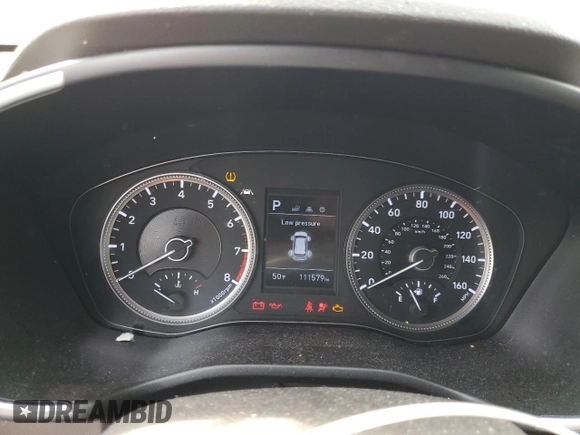 2020 Hyundai Santa Fe SE with VIN 5NMS2CAD0LH301068, listed as a Copart auction lot 47213665 with 111,579 mi miles and Salvage Title. Bid and sale history available at DreamBid. Image 9.