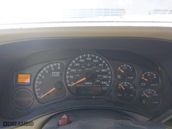 2001 Chevrolet Tahoe LS with VIN 1GNEK13T51J268816, listed as a IAAI auction lot 41654722 with 265,164 mi miles. Bid and sale history available at carsss.com. Image 7.