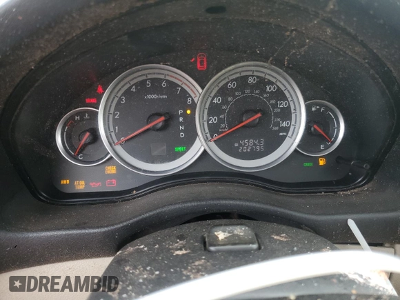 2005 Subaru Legacy Outback Limited with VIN 4S4BP62C057312621, listed as a Copart auction lot 52540745 with 202,795 mi miles and Salvage title. Bid and sale history available at DreamBid. Image 9.