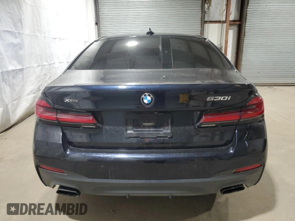 2021 BMW 5 Series 530i xDrive with VIN WBA13BJ09MWX11590, listed as a Copart auction lot 45323525 with 77,634 mi miles and Clean Title. Bid and sale history available at carsss.com. Image 6.