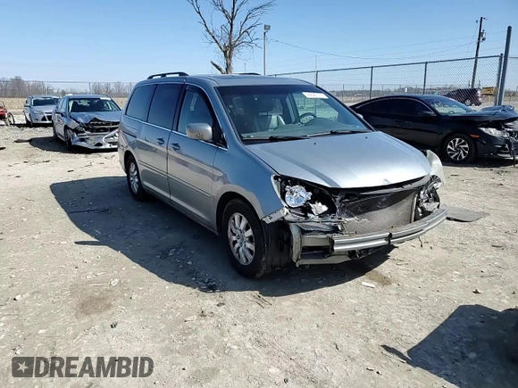 2010 Honda Odyssey EX-L with VIN 5FNRL3H69AB083889, listed as a Copart auction lot 49620105 with 0 mi miles and Salvage Title. Bid and sale history available at carsss.com. Image 12.