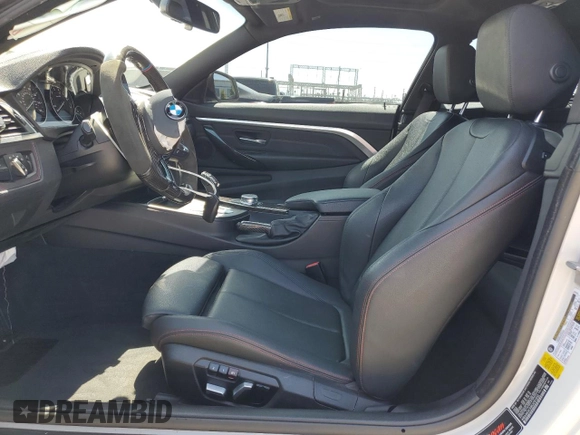 2019 BMW 4 Series 430i with VIN WBA4W3C58KAF91832, listed as a Copart auction lot 62503235 with 53,280 mi miles and Salvage title. Bid and sale history available at DreamBid. Image 7.