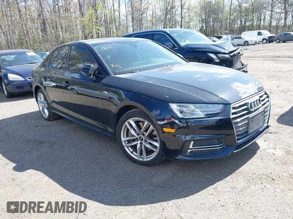 2017 Audi A4 Season of Audi Premium with VIN WAUDNAF47HN041627, listed as a IAAI auction lot 42052841 with 97,952 mi miles. Bid and sale history available at carsss.com. Image 1.