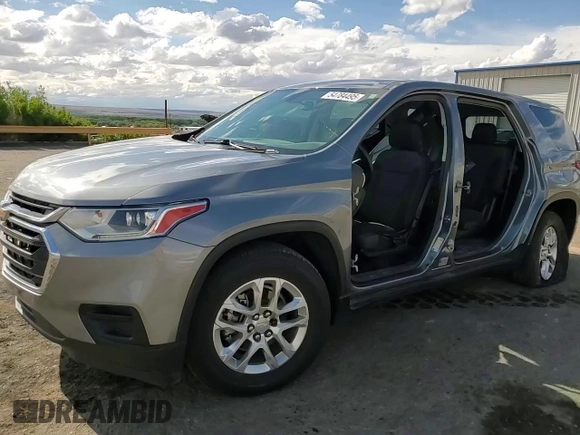 2021 Chevrolet Traverse LS with VIN 1GNERFKW9MJ200804, listed as a Copart auction lot 54784495 with 108,839 mi miles and Salvage title. Bid and sale history available at DreamBid. Image 14.