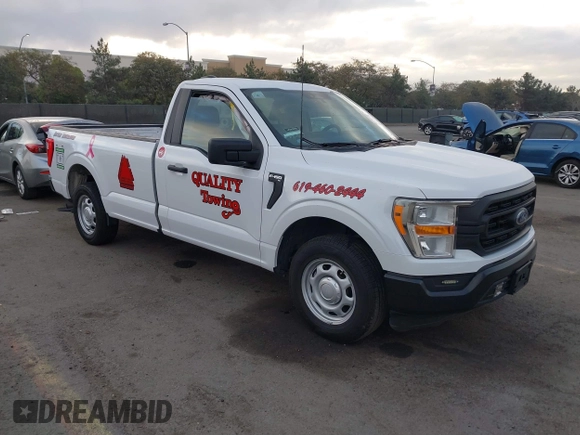 2022 Ford F-150 XL with VIN 1FTMF1CB6NKE47768, listed as a IAAI auction lot 41459528 with 74,114 mi miles. Bid and sale history available at carsss.com. Image 1.