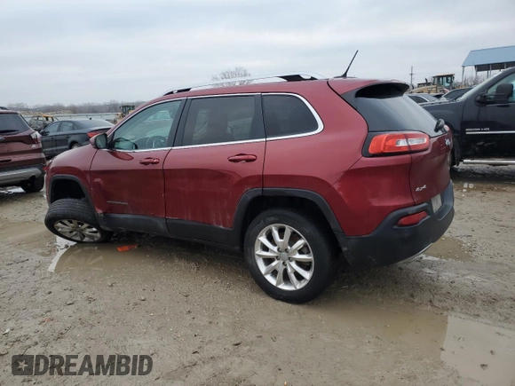 2015 Jeep Cherokee Limited with VIN 1C4PJMDSXFW770145, listed as a Copart auction lot 44315365 with 82,418 mi miles and Salvage Title. Bid and sale history available at carsss.com. Image 2.