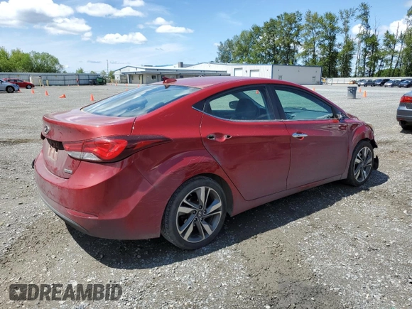2016 Hyundai Elantra SE with VIN KMHDH4AE0GU626089, listed as a Copart auction lot 57672185 with 144,734 mi miles and Salvage title. Bid and sale history available at DreamBid. Image 3.