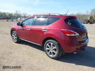2012 Nissan Murano SV with VIN JN8AZ1MW5CW200604, listed as a IAAI auction lot 42121521 with 166,331 mi miles. Bid and sale history available at carsss.com. Image 3.