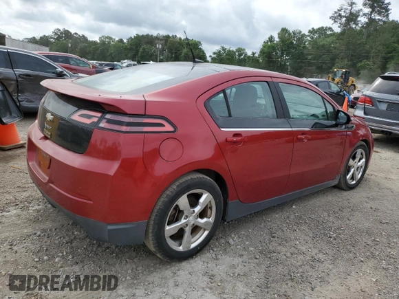 2012 Chevrolet Volt with VIN 1G1RD6E42CU103405, listed as a Copart auction lot 55751645 with 51,542 mi miles and Clean Title. Bid and sale history available at carsss.com. Image 3.