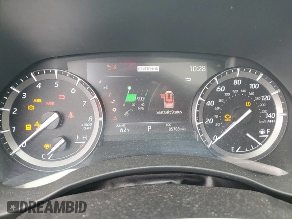 2021 Toyota Highlander XLE with VIN 5TDHZRBH5MS122811, listed as a Copart auction lot 57135585 with 85,703 mi miles and Salvage title. Bid and sale history available at DreamBid. Image 9.
