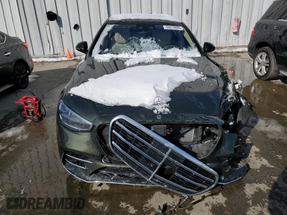 2023 Mercedes-Benz S-Class S 580 with VIN W1K6G7GB1PA236804, listed as a Copart auction lot 89270895 with 0 mi miles and Salvage Title. Bid and sale history available at carsss.com. Image 5.