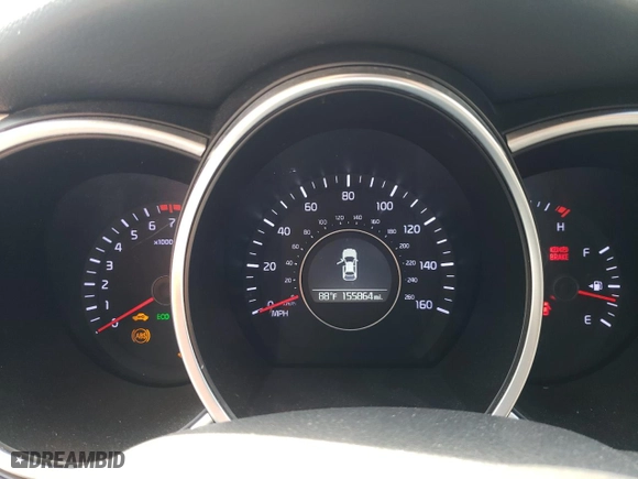 2015 Kia Optima EX with VIN 5XXGN4A76FG391651, listed as a Copart auction lot 54016675 with 155,864 mi miles and Clean Title. Bid and sale history available at carsss.com. Image 9.