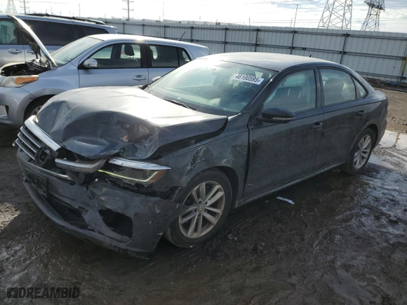 2020 Volkswagen Passat 2.0T S with VIN 1VWAA7A3XLC018895, listed as a Copart auction lot 46100595 with 79,662 mi miles and Salvage Title. Bid and sale history available at carsss.com. Image 1.