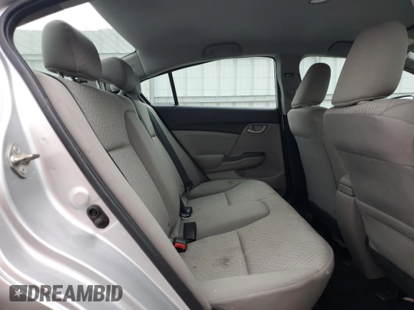 2015 Honda Civic LX with VIN 19XFB2F53FE202026, listed as a Copart auction lot 53326035 with 78,901 mi miles and Salvage Title. Bid and sale history available at DreamBid. Image 10.