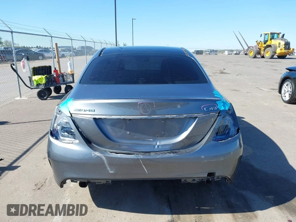2018 Mercedes-Benz C 43 AMG with VIN 55SWF6EBXJU265001, listed as a IAAI auction lot 42184097 with 50,800 mi miles and . Bid and sale history available at DreamBid. Image 16.