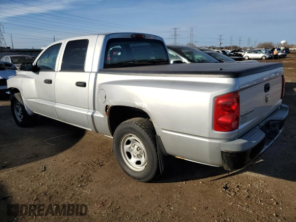 2005 Dodge Dakota ST with VIN 1D7HE28K05S329305, listed as a Copart auction lot 42756455 with 101,545 mi miles and Salvage Title. Bid and sale history available at DreamBid. Image 2.