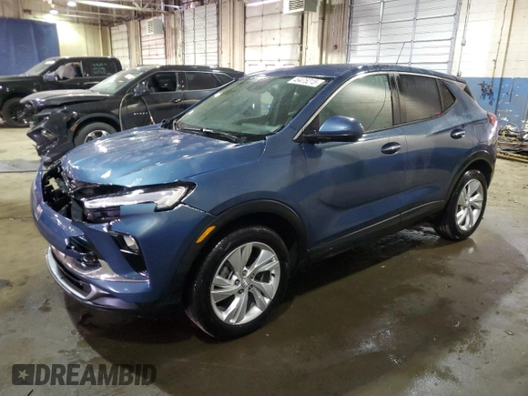 2024 Buick Encore GX Preferred with VIN KL4AMBS20RB179834, listed as a Copart auction lot 49475215 with 4,973 mi miles and Salvage title. Bid and sale history available at DreamBid. Image 1.