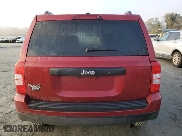 2017 Jeep Patriot 75th Anniversary with VIN 1C4NJRBB9HD195896, listed as a Copart auction lot 79847324 with 119,550 mi miles and Salvage Title. Bid and sale history available at carsss.com. Image 6.
