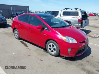 2015 Toyota Prius Four with VIN JTDKN3DU2F1903357, listed as a IAAI auction lot 41962194 with 74,523 mi miles. Bid and sale history available at carsss.com. Image 1.
