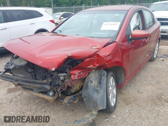 2010 Nissan Sentra S with VIN 3N1AB6APXAL693292, listed as a IAAI auction lot 42274597 with Not provided miles and . Bid and sale history available at DreamBid. Image 14.