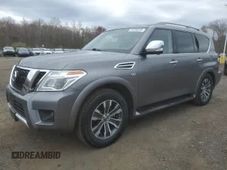 2018 Nissan Armada SL with VIN JN8AY2NC2JX502162, listed as a Copart auction lot 54200245 with 151,053 mi miles and Clean Title. Bid and sale history available at carsss.com. Image 1.