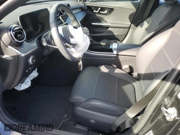 2023 Mercedes-Benz C 300 with VIN W1KAF4HB2PR078985, listed as a Copart auction lot 45559535 with 11,155 mi miles and Salvage Title. Bid and sale history available at DreamBid. Image 7.