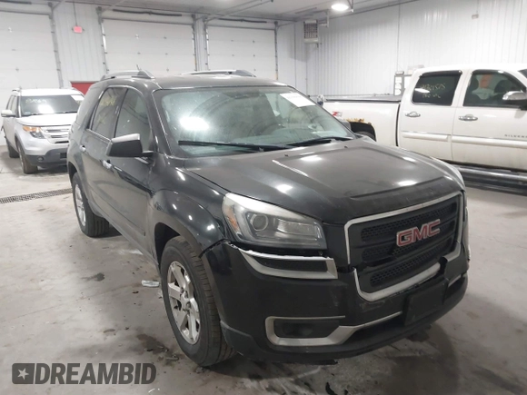 2014 GMC Acadia SLE with VIN 1GKKRPKD3EJ374079, listed as a IAAI auction lot 41294848 with 144,394 mi miles. Bid and sale history available at carsss.com. Image 6.