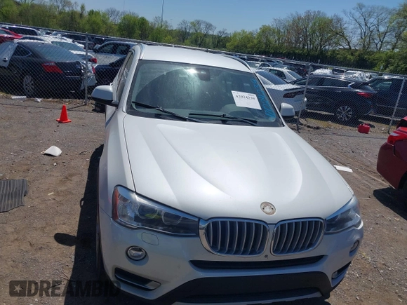2017 BMW X3 xDrive28i with VIN 5UXWX9C56H0D99107, listed as a IAAI auction lot 42024239 with 152,396 mi miles and . Bid and sale history available at DreamBid. Image 12.
