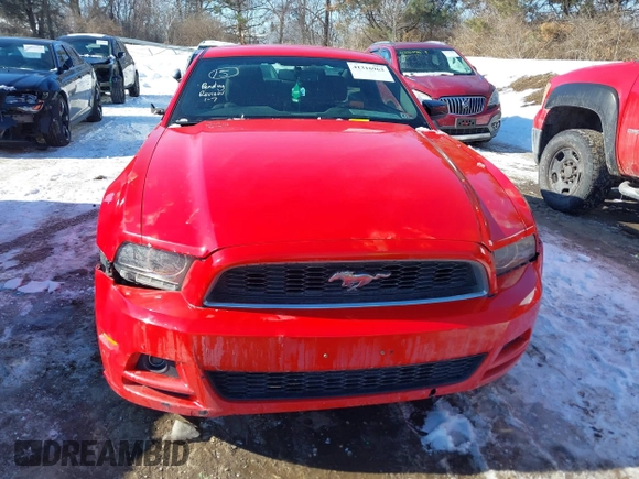 2014 Ford Mustang V6 with VIN 1ZVBP8AM4E5253432, listed as a IAAI auction lot 41316963 with 145,150 mi miles and . Bid and sale history available at carsss.com. Image 12.