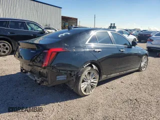 2023 Cadillac CT4 Premium Luxury z VIN 1G6DB5RKXP0109494, wystawiony jako Copart lot #87768835 z przebiegiem 25 491 mil mil oraz Czysty tytuł • Clean title. Historia ofert i sprzedaży dostępna na DreamBid. Obrazek 3.
