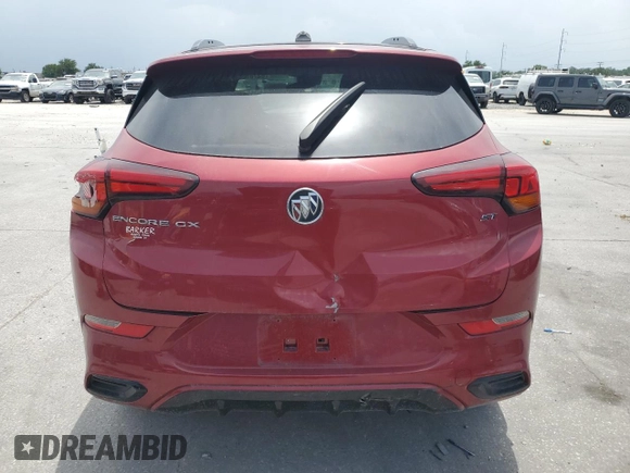 2020 Buick Encore GX Select z VIN KL4MMDS23LB131289, wystawiony jako Copart lot #62785085 z przebiegiem Nie podano mil oraz Szkoda całkowita • Salvage title. Historia ofert i sprzedaży dostępna na DreamBid. Obrazek 6.