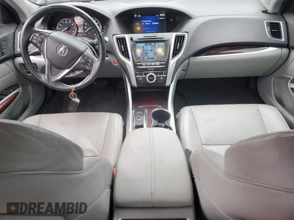 2015 Acura TLX V6 Advance with VIN 19UUB3F75FA000744, listed as a Copart auction lot 43177775 with 94,576 mi miles and Salvage Title. Bid and sale history available at carsss.com. Image 8.