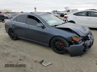 2004 Acura TSX w/Navigation with VIN JH4CL96994C019356, listed as a Copart auction lot 43169425 with 161,442 mi miles and Salvage Title. Bid and sale history available at carsss.com. Image 4.