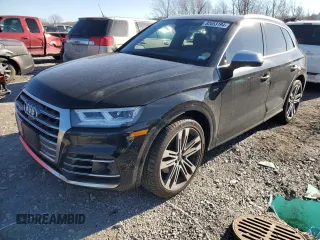 2018 Audi SQ5 Prestige with VIN WA1C4AFY8J2240580, listed as a Copart auction lot 82653194 with 72,600 mi miles and Salvage Title. Bid and sale history available at DreamBid. Image 1.