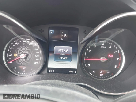 2017 Mercedes-Benz C 300 with VIN 55SWF4KB9HU193601, listed as a IAAI auction lot 42009326 with 105,258 mi miles and . Bid and sale history available at carsss.com. Image 7.