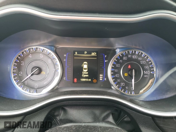 2016 Chrysler 200 Limited with VIN 1C3CCCAB3GN152586, listed as a Copart auction lot 43789435 with 139,915 mi miles and Salvage Title. Bid and sale history available at DreamBid. Image 9.