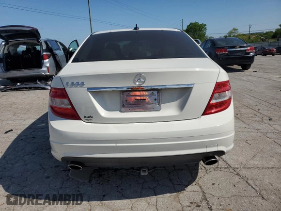 2010 Mercedes-Benz C 300 Sport with VIN WDDGF5EB6AR092478, listed as a Copart auction lot 54294735 with 76,057 mi miles and Salvage Title. Bid and sale history available at DreamBid. Image 6.
