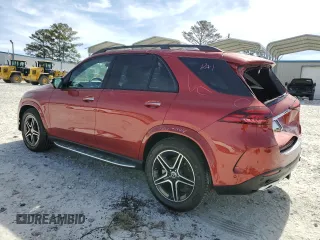 2025 Mercedes-Benz GLE 450 with VIN 4JGFB5KB1SB336260, listed as a Copart auction lot 48842765 with 11 mi miles and Salvage title. Bid and sale history available at DreamBid. Image 2.
