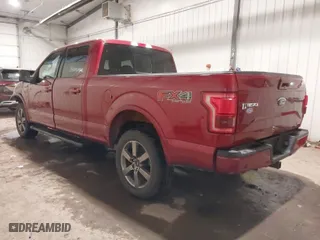 2015 Ford F-150 XLT w/HD Payload Pkg with VIN 1FTFW1EF1FKD80880, listed as a IAAI auction lot 40958352 with 114,911 mi miles. Bid and sale history available at carsss.com. Image 3.