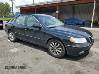 2008 Hyundai Azera GLS with VIN KMHFC46D68A319357, listed as a Copart auction lot 58427035 with 159,191 mi miles and Salvage title. Bid and sale history available at DreamBid. Image 4.