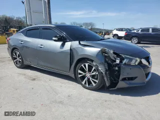 2018 Nissan Maxima SL with VIN 1N4AA6AP6JC392570, listed as a Copart auction lot 50421605 with 132,444 mi miles and Salvage Title. Bid and sale history available at carsss.com. Image 4.