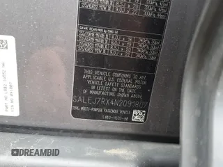 2022 Land Rover Defender S with VIN SALEJ7RX4N2091807, listed as a Copart auction lot 53558115 with Not provided miles and Salvage title. Bid and sale history available at DreamBid. Image 13.