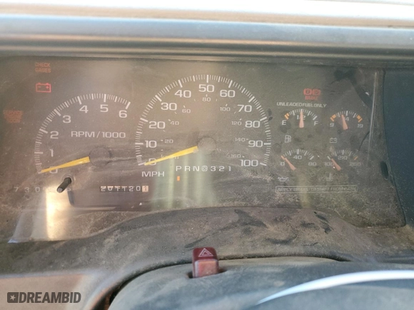 1998 Chevrolet Tahoe with VIN 1GNEC13R8WJ313742, listed as a Copart auction lot 86065574 with 201,120 mi miles and Salvage Title. Bid and sale history available at carsss.com. Image 9.