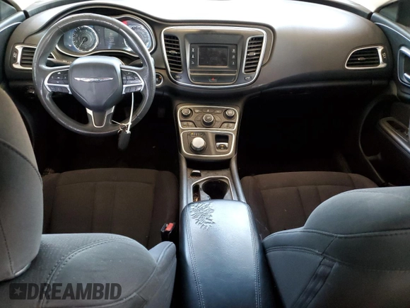 2015 Chrysler 200 Limited with VIN 1C3CCCAB1FN689794, listed as a Copart auction lot 52044585 with 104,410 mi miles and Salvage Title. Bid and sale history available at carsss.com. Image 8.