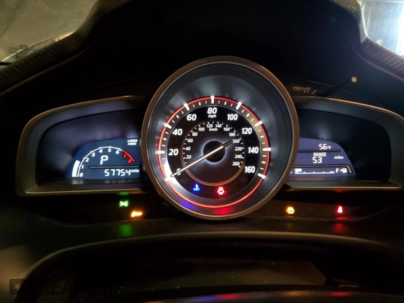 2016 Mazda 3 i Touring with VIN 3MZBM1L79GM266472, listed as a Copart auction lot 45714585 with 57,754 mi miles and Salvage Title. Bid and sale history available at DreamBid. Image 9.